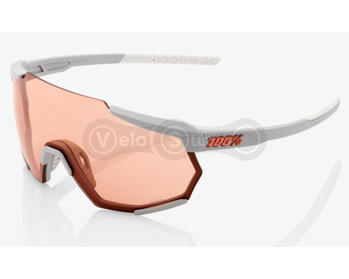Окуляри Ride 100% RaceTrap - Soft Tact Stone Grey - HiPER Coral Lens