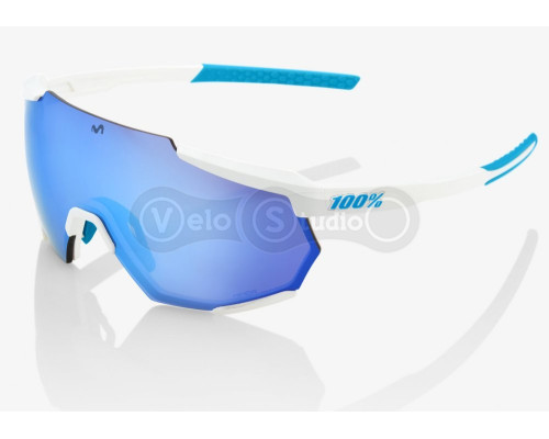 Окуляри Ride 100% RaceTrap - SE Movistar Team - HiPER Blue Multilayer Mirror Lens