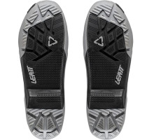 LEATT Sole GPX 4.5 / 5.5 Boots ENDURO Pair [Grey/Black], 8.5