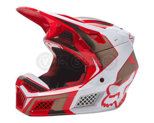 Мотошлем FOX V3 RS MIRER HELMET [Flo Red], M