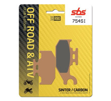 Тормозные колодки SBS 754SI Sport Brake Pads, Sinter/Carbon