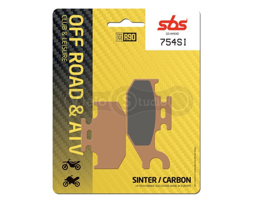 Тормозные колодки SBS 754SI Sport Brake Pads, Sinter/Carbon