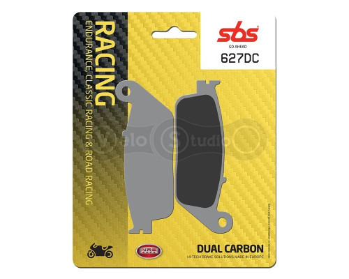 Тормозные колодки SBS 627DC Road Racing Front Brake Pads, Dual Carbon