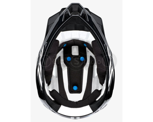 Шлем Ride 100% TRAJECTA Helmet [Black/White1], L (58-61 см)