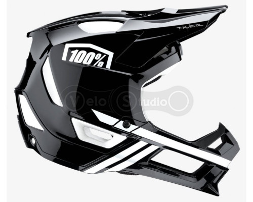 Шлем Ride 100% TRAJECTA Helmet [Black/White1], L (58-61 см)