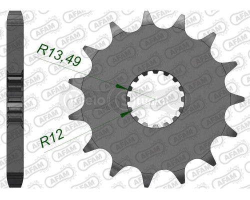 Передня зірка AFAM 530 Sprocket 22900 - Suzuki, 17z