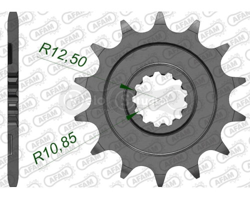 Передняя звезда AFAM 520 Sprocket 27502- Kawasaki, 13z