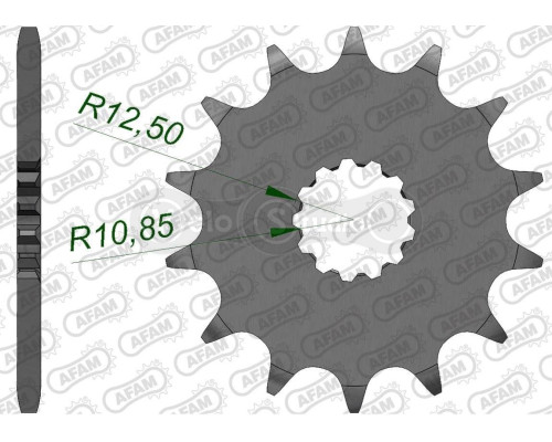 Передняя звезда AFAM 520 Sprocket 27500 - Yamaha, 14z