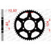 Задня зірка AFAM 520 Steel Chainwheel 16606 - Kawasaki [Black], 45z