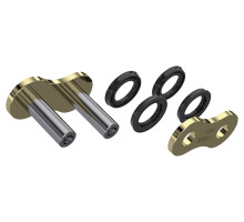 Замок мотоцикла AFAM MRS XRR3-G Rivert Link - 520 [Gold], 520 / Seal Ring