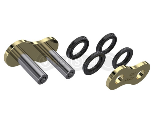 Замок цепи мотоцикла AFAM MRS XSR2-G Rivert Link - 525 [Gold], 525 / Seal Ring