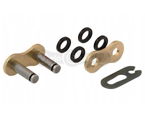 Замок ланцюга мотоцикла AFAM ARS XSM-GG Spring Link - 520 [Gold], 520 / Seal Ring
