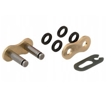 Замок ланцюга мотоцикла AFAM ARS XRR3-G Spring Link - 520 [Gold], 520 / Seal Ring