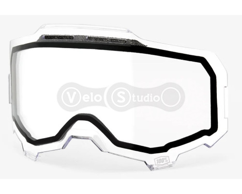 Линза 100% ARMEGA Dual Vented Lens - Clear, Dual Clear Lens
