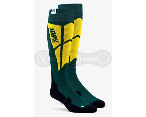 Шкарпетки Ride 100% HI-SIDE Thin Socks [Green], L/XL