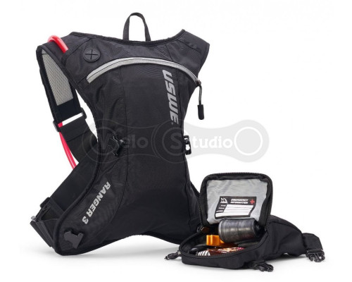 Рюкзак USWE RANGER 3L [Black], Small + гидратор 2 литра