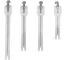 LEATT Strap kit 4.5 Boot [White], No Size