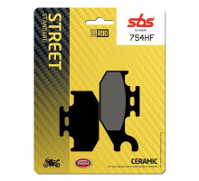 Колодки гальмівні SBS 754HF Standard Brake Pads, Ceramic