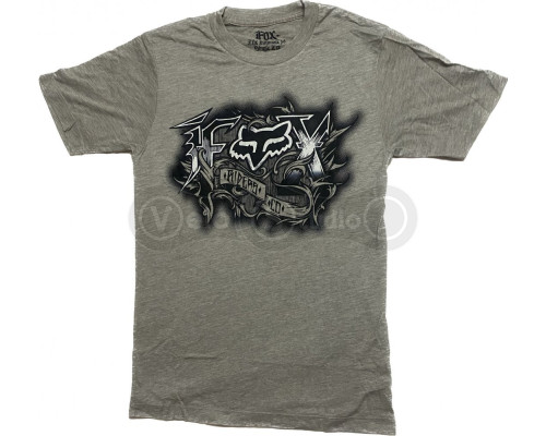 Футболка FOX HEATHERED Short Sleeve Tee - HALF LIFE [Grey], XL