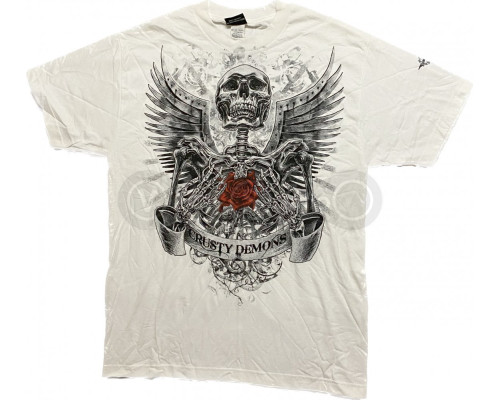 Футболка CRUSTY DEMONS Short Sleeve Tee - ROSEHEART [White], L