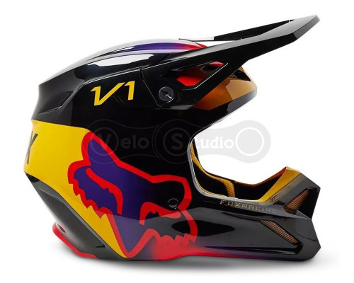 Мото шолом FOX V1 TOXSYK HELMET [Black], XXL