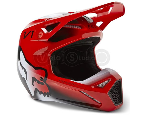 Мото шолом FOX V1 TOXSYK HELMET [Flo Red], XS