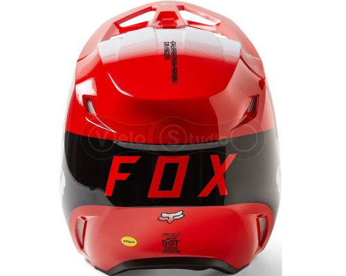 Мото шолом FOX V1 TOXSYK HELMET [Flo Red], XS