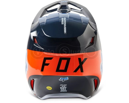 Мото шолом FOX V1 TOXSYK HELMET [Midnight], XXL
