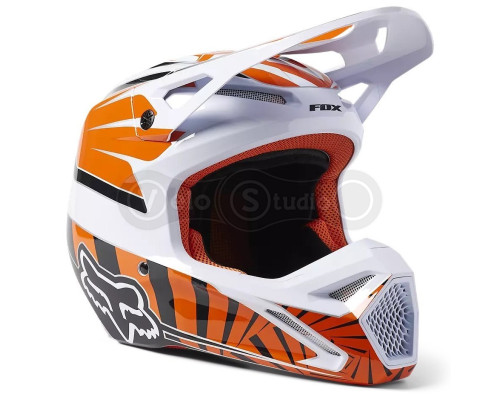Мотошолом FOX V1 GOAT HELMET [Orange], L