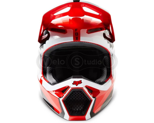 Мото шолом FOX V1 LEED HELMET [Flo Red], L