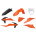 Пластик Polisport ENDURO kit - KTM (20-) [Orange/Black], KTM