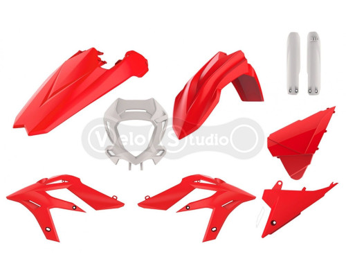 Пластик Polisport ENDURO kit - Beta X (20-) [Red / White], Beta
