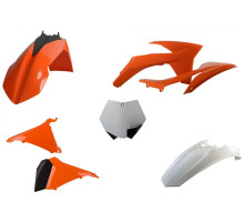 Пластик Polisport MX kit - KTM 85 (13-) [Orange/Black], KTM Mini