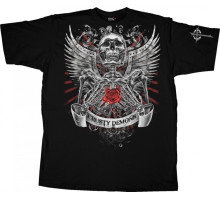 Футболка CRUSTY DEMONS Short Sleeve Tee - ROSEHEART [Black], M