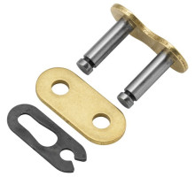 Замок ланцюга мотоцикла AFAM ARS MX2-G Spring Link - 520 [Gold], 520 / No Seal