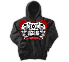 Толстовка SIKSPAK Hoodie - BURN IN HELL [Black], L