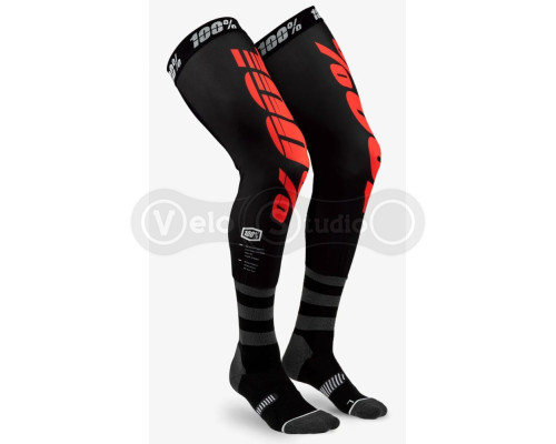 Шкарпетки Ride 100% REV Knee Brace Socks [Red], L/XL