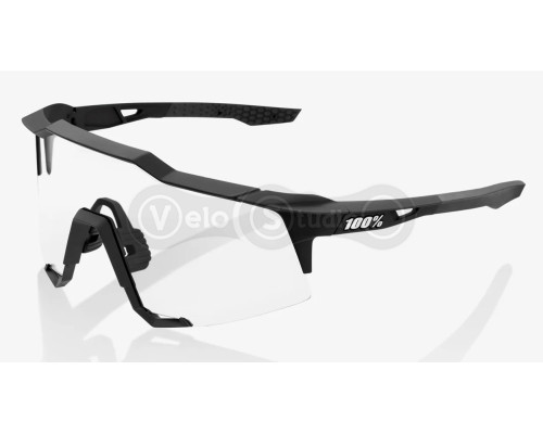 Очки Ride 100% SpeedCraft - Soft Tact Black - HiPER Red Multilayer Mirror