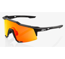 Очки Ride 100% SpeedCraft - Soft Tact Black - HiPER Red Multilayer Mirror