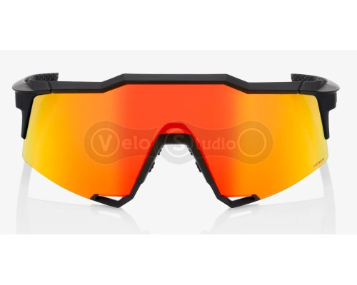 Очки Ride 100% SpeedCraft - Soft Tact Black - HiPER Red Multilayer Mirror