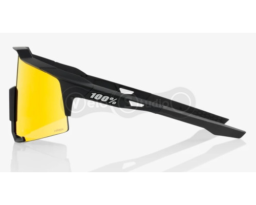 Очки Ride 100% SpeedCraft - Soft Tact Black - HiPER Red Multilayer Mirror