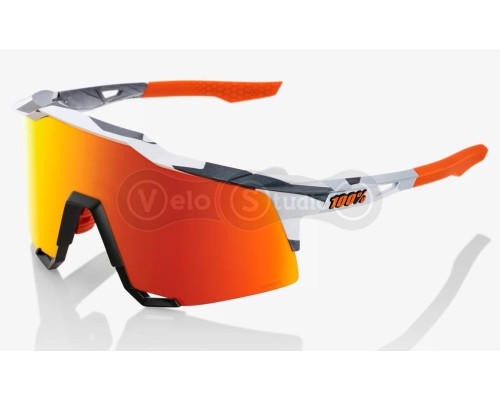 Окуляри Ride 100% SpeedCraft - Soft Tact Grey Camo - HiPER Red Multilayer Mirror Lens