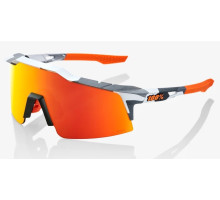 Очки Ride 100% SpeedCraft SL - Soft Tact Grey Camo - HiPER Red Multilayer Mirror Lens