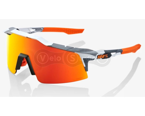 Окуляри Ride 100% SpeedCraft SL - Soft Tact Grey Camo - HiPER Red Multilayer Mirror Lens