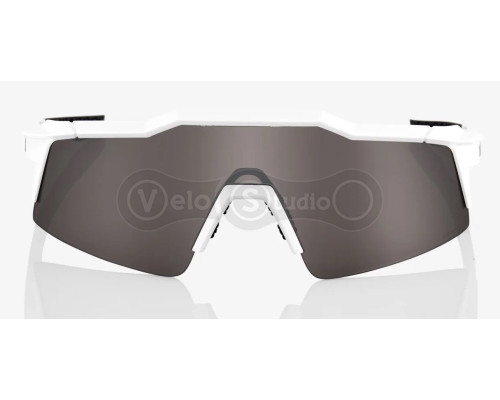 Очки Ride 100% SpeedCraft SL - Matte White - HiPER Silver Mirror