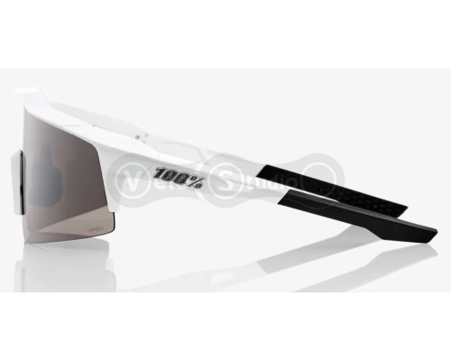 Очки Ride 100% SpeedCraft SL - Matte White - HiPER Silver Mirror
