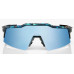 Очки Ride 100% SpeedCraft SL - Black Holographic - HiPER Blue Multilayer Mirror Lens