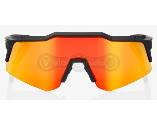 Окуляри Ride 100% SpeedCraft XS - Soft Tact Black - HiPER Red Multilayer Mirror Lens