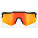 Окуляри Ride 100% SpeedCraft XS - Soft Tact Black - HiPER Red Multilayer Mirror Lens