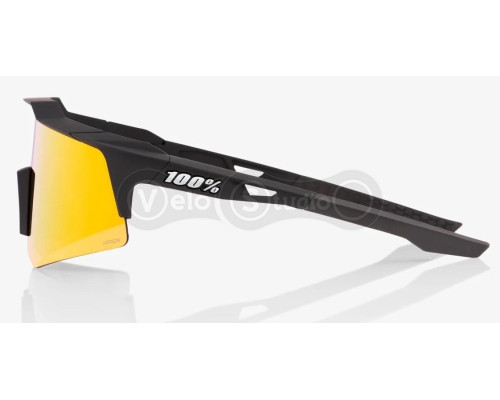 Окуляри Ride 100% SpeedCraft XS - Soft Tact Black - HiPER Red Multilayer Mirror Lens